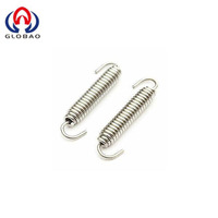 Dongguan procesamiento personalizado piezas galvanizadas de acero inoxidable resortes de tubo de escape de motocicleta