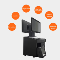 Sistema POS Todo en Uno de 14 Pulgadas, Caja Registradora con Impresora, Escáner, Software y Hardware para Cajero, Sistemas POS para Supermercados, Terminal POS