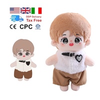 Fabrication OEM de peluches : Poupée Kpop personnalisée de 10 cm, jouet en peluche doux en forme de personnage animal, pendentif chat en peluche