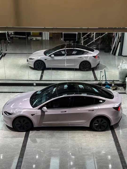 2025 Car Wrap Vinyl Green Red Pet Gloss Color Shift Car Vehicle Wraps