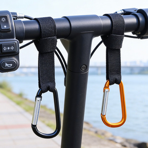 Multi Functional Hook Nylon Webbing Carabiner For Motorcycle Handlebar Accessories Durable Compact Design - Product Image 2
