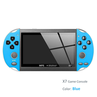 Console de jeu portable rétro mini MP5 classique à grand écran HD de 4,3 pouces 8G en gros X7