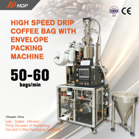 Machine d'emballage automatique haute vitesse pour sachets de café filtre avec purge d'azote