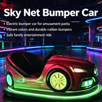 Voitures tamponneuses électriques Sky Net Dodgem pour enfants et adultes, pour parcs d'attractions, en vente