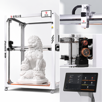 Imprimante 3D FDM JUMO à grand volume et stable, tête d'extrusion simple de 1000 mm pour l'impression continue de modèles industriels sur mesure