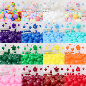 Balon Dekorasi Ulang Tahun Balon Selamat Ulang Tahun Pesta 10 Pcs Balon Lateks Payet 12 Inch Bulat - Product Image 1