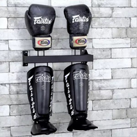 Support de rangement mural pour gants de boxe Supports pour protège-tibias, support de rangement en métal pour gants de boxe, support pour gants de boxe Gym à domicile