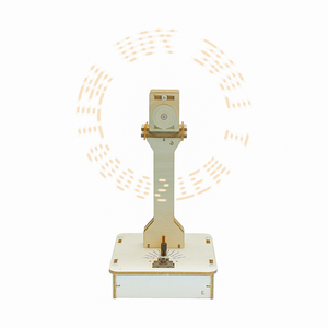 ชุดอุปกรณ์อิเล็กทรอนิกส์ DIY จอแสดงผล LED หมุนได้แบบ POV ทำจากไม้ รุ่น OKYN-G5792 สำหรับการเรียนรู้ - Product Image 1