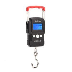 Báscula Digital Portátil para Equipaje LCD de 50 kg WH-A23 con Pantalla LED y Precisión de 1 g, Material ABS Personalizable, Color Negro OEM, WH-A2 - Product Image 1