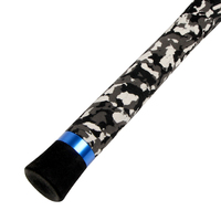 Canne à pêche en carbone camouflage 2,1 m, action MF, légère, pour la construction de cannes, vente en gros