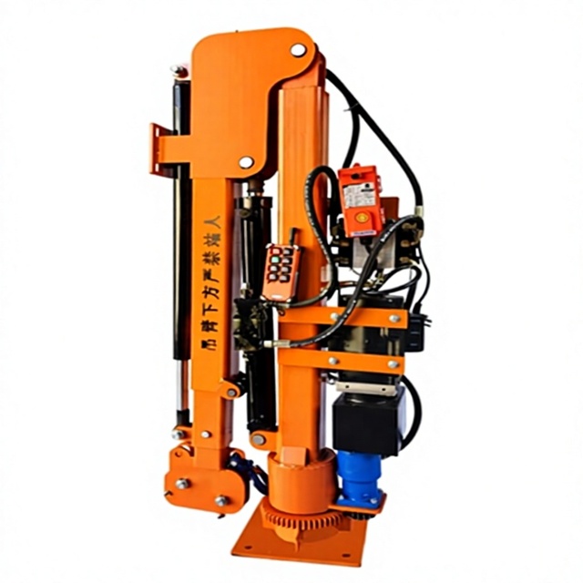 Portable Heavy Duty Electric Hydraulic 12v Truck Mounted Mini Crane Remote Control with 360 Swivel