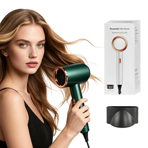 Secador de Pelo Ligero de 3 Velocidades, Recargable, con Protección Contra Sobrecalentamiento, Compacto y Suave, Modelo 0728, Superventas - Product Image 1