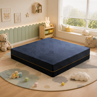 Matelas pliable en mousse à mémoire de forme à haute densité infusée de gel, matelas en boîte pour chambre à coucher, chambre d'amis et sommeil quotidien à la maison