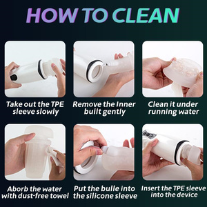 <span class=keywords><strong>จิ๋มกระป๋อง</strong></span>ซิลิโคนแท้สำหรับผู้ชายเครื่องสำเร็จความใคร่ด้วยสายดูดออโตเมติก - Product Image 5