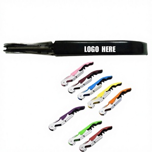 Sacacorchos Plegable 3 en 1 <span class=keywords><strong>de</strong></span> Acero Inoxidable y Acero al Carbono para <span class=keywords><strong>Camareros</strong></span> <span class=keywords><strong>de</strong></span> Restaurante, Venta al Por Mayor Personalizada para Uso Promocional - Product Image 4