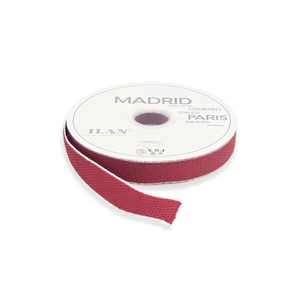 Cinta Decorativa ILAN de 2.5 cm x 37 m, Tejida, con Patrón Rojo Madrid - Product Image 1
