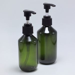 Custom 100ml <b>200ml</b> 300ml 400ml 500ml Amber Green Transparent Plastic PET Shampoo <b>Bottle</b> Hair Oil <b>Bottle</b> With Lotion Pump - Product Image 3