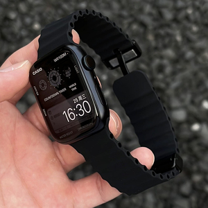 <span class=keywords><strong>Bracelet</strong></span> étanche en silicone souple pour hommes et femmes <span class=keywords><strong>Bracelet</strong></span> sport pour <span class=keywords><strong>Apple</strong></span> <span class=keywords><strong>Watch</strong></span> Series 10 9 8 7 <span class=keywords><strong>SE</strong></span> 2nd <span class=keywords><strong>SE</strong></span> Magnetic Band - Product Image 5