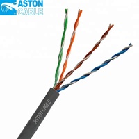 Venta superior Cat7 Cat6A Cat5e Interior Exterior Lan Cable Utp Ethernet Cat6 305m Cable de red