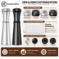 Aiguille WDT pour expresso en acier inoxydable, outil de distribution de poudre de café anti-agglomération, noir et argent, pour barista de café, vente en gros