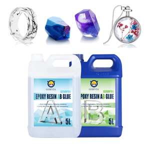 GORVIA DIYクラフト 5L+5L エポキシ接着剤 クリスタルクリア AB接着剤 エポキシ樹脂 手芸用 - Product Image 4