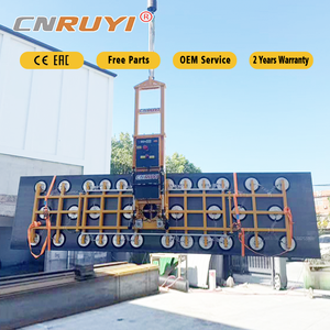 Nuevo elevador de vacío de vidrio eléctrico 3T, dispositivo de elevación de manejo de Panel de hoja de grúa con ventosa de tipo pesado, certificado CE de alta capacidad - Product Image 1