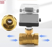 Válvula de bola manual de latón de 2 vías compatible con OEM, para alta temperatura, con garantía de 3 años y anulación manual de emergencia para sistemas de agua solar