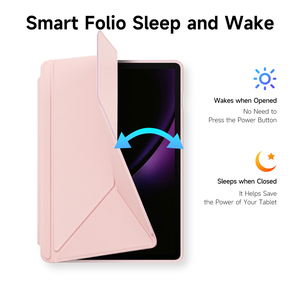 <b>Tablet</b> protective case for Samsung Tab S10 Lite/S10 FE/S9/S9 FE transparent, detachable with <b>pen</b> slot - Product Image 1