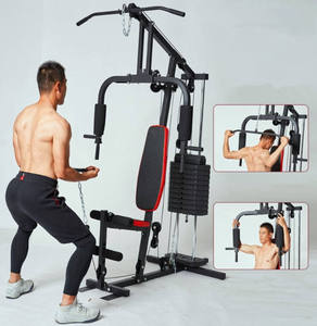 Equipo <span class=keywords><strong>de</strong></span> Entrenamiento <span class=keywords><strong>de</strong></span> Acero Completo para Uso Individual, Equipo <span class=keywords><strong>de</strong></span> Fitness Multifuncional para el Hogar, Set para <span class=keywords><strong>Ejercicios</strong></span> <span class=keywords><strong>de</strong></span> Fitness - Product Image 6