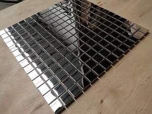 Gạch <span class=keywords><strong>Mosaic</strong></span> Mini Gương Vuông Tự Dính, Gạch Khảm Kim Loại Tự Dính - Product Image 4