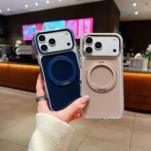 360 °   เคสโทรศัพท์แบบวงแหวนหมุนได้ สำหรับ iPhone 18 17 Pro Max 17 Air 16 Plus 15 14 13 12 Pro ป้องกันแรงกระแทก กันตก  ฝาหลังแข็ง - Product Image 5