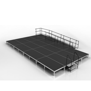 Plataforma de Palco Móvel para Eventos Internos com Ajuste de Altura e Quatro Pernas - Product Image 3