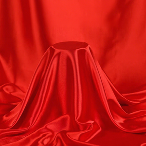 100% Polyester Microelastic Satin <span class=keywords><strong>Tissu</strong></span> Léger Soie Douce pour Robes De Mariée Robes De Soirée Sati Fond Décoratif Garçons - Product Image 3