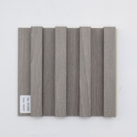 Panneau mural rainuré en WPC à texture bois, imperméable, résistant à l'humidité, durable, élégant et simple, pour la décoration intérieure