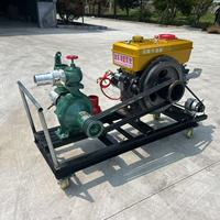Pompa Air Impeller Ganda 3 Inci dengan Daya Angkat 150 Meter Digunakan untuk Penyemprotan dengan Rain Gun di Pertanian