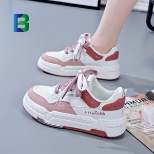 BARCHON Plataforma Patchwork Zapatos casuales <span class=keywords><strong>Tenis</strong></span> Zapatos femeninos Entrenadores de <span class=keywords><strong>mujer</strong></span> Zapatillas gruesas - Product Image 4