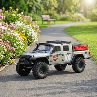 CROSSRC EMO X4 Big Leopard 1/8 4x4 RTR 2.4G Portal Axle 2 Speed Diff Lock Metal Gear Rock Crawler.