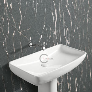 Lavabo de Pie Ecológico de Forma Cuadrada, Lavabo Personalizado para Baños Interiores de Hoteles - Product Image 2