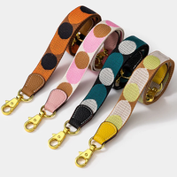 Sangle d'épaule réglable en nylon robuste et durable, colorée, de 1,5 pouce de large, avec attaches métalliques de remplacement pour sacs