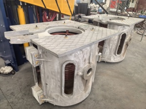 Chine Four de fusion à moyenne fréquence 100kg à 20 tonnes pour le fer, l'acier, l'or, le cuivre Four à coque en aluminium - Product Image 5