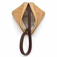 Pochette triangulaire Tyvek avec fermeture éclair, porte-monnaie, petite trousse de toilette, organiseur de rangement portable, mini sac à main