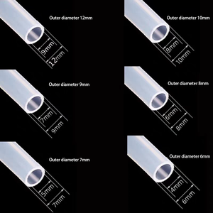 जूसर के लिए हिबरुब विशेष सिलिकॉन जलसेक ट्यूब के लिए विशेष सिलिकॉन जलसेक-50 सी ~ + 200c तापमान रेंज - Product Image 3