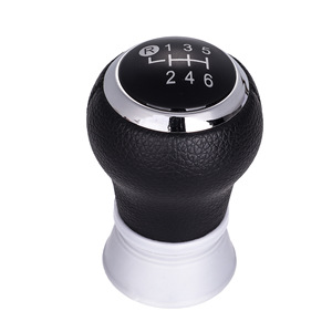 Pomo de palanca de cambios de coche forrado en cuero de 5 y 6 velocidades para Toyota Corolla Yaris - Product Image 1