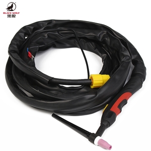 Đen Sói Tig khí hàn ngọn đuốc wp9 làm mát bằng không khí 125A 4M 8M Argon súng làm bằng đồng bền - Product Image 4