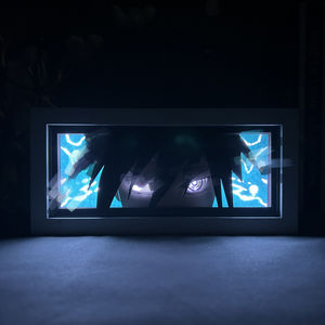 Caja de Luz 3D de Papel Recortado de <span class=keywords><strong>Anime</strong></span> Japonés, Marco de Caja de Sombras de Manga con Luces Led, Lámpara de Noche para Escritorio de Dormitorio, Regalos de Cumpleaños - Product Image 5