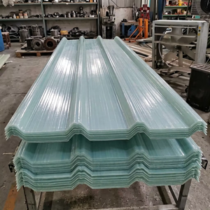 Tôles de toiture ondulées en PRV (Plastique Renforcé de Fibres de Verre) – Matériaux de couverture en fibre de verre – Tuiles de toiture – Plaques de toiture - Product Image 1