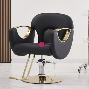 Silla de Barbero Hidráulica Retro al por Mayor de Yicheng Beauty, Silla de Estilo Medio Oriente Negra para Salón de Belleza - Product Image 6