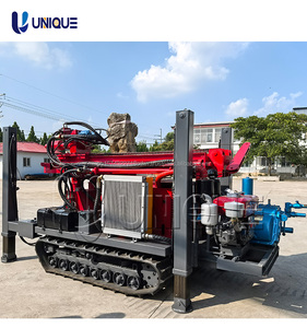 Foreuse hydraulique prix usine 180m-400m plate-forme de forage sur chenilles automatique pour Offre Spéciale de puits d'eau - Product Image 2