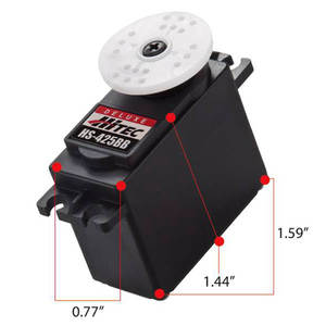 Servo Estándar con Rodamientos de Bolas de Lujo RC Hitec HS-425BB, 4.1KG/45g, para Piezas de Radiocontrol, Gran Venta - Product Image 2