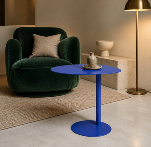 Moderne metalen uittrekbare salontafel/bijzettafel voor woonkamer, eetkamer, kleine appartementen - duurzaam, lichtgewicht, multifunctioneel - Product Image 4